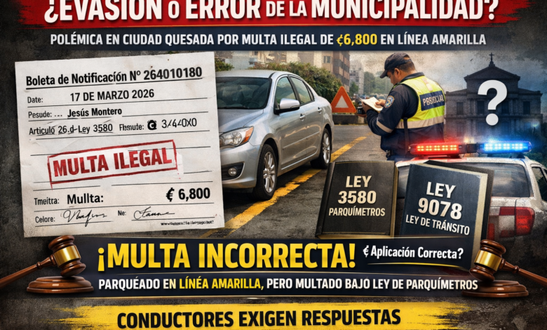 Multas Ilegales por Parquimetros en Ciudad Quesada