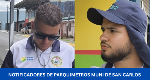 Notificadores de Parquímetros de la Municipalidad de San Carlos